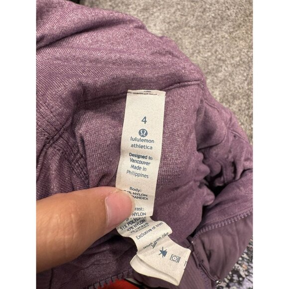 Lululemon Dance Studio Jacket III Purple Fog Size 4 - Picture 4 of 6